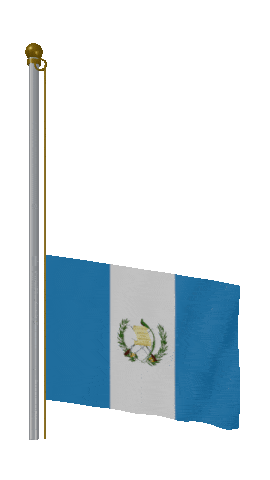 Guatemala Raise Pole animated flag GIF