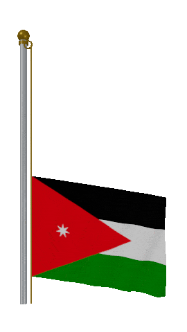 Jordan Raise Pole animated flag GIF