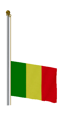Mali Raise Pole animated flag GIF
