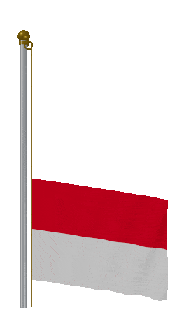 Monaco Raise Pole animated flag GIF