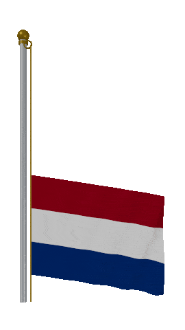 Netherlands Raise Pole animated flag GIF