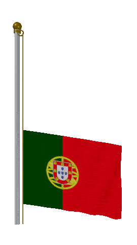 Portugal Raise Pole animated flag GIF