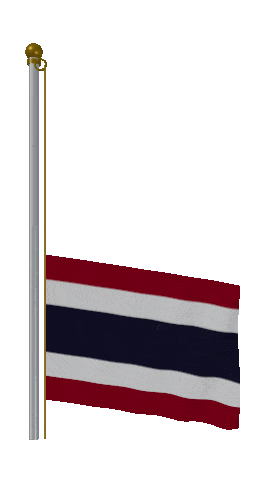 Thailand Raise Pole animated flag GIF