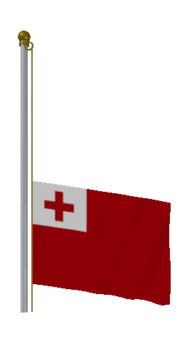 Tonga Raise Pole animated flag GIF