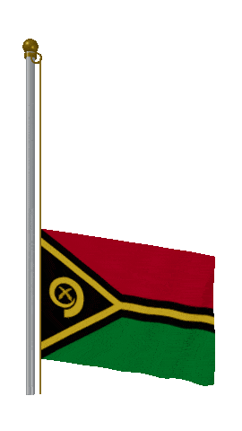 Vanuatu Raise Pole animated flag GIF