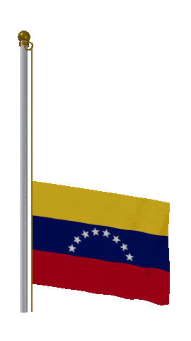 Venezuela Raise Pole animated flag GIF