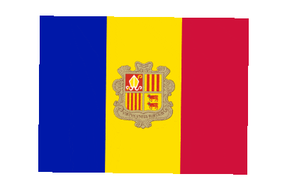 Andorra Rect Float animated flag GIF
