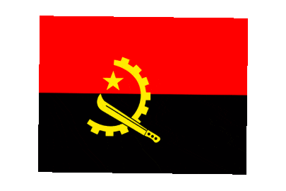 Angola Rect Float animated flag GIF