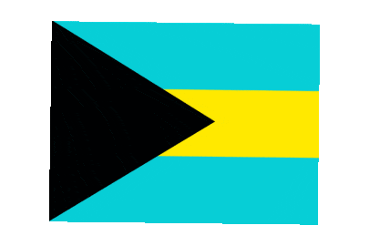 Bahamas Rect Float animated flag GIF