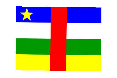 Central African Republic Rect Float animated flag GIF