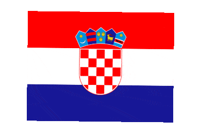 Croatia Rect Float animated flag GIF