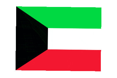 Kuwait Rect Float animated flag GIF