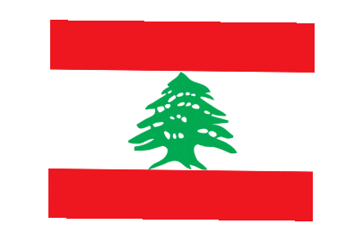 Lebanon Rect Float animated flag GIF