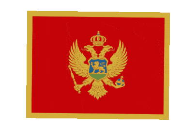 Montenegro Rect Float animated flag GIF