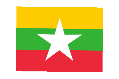 Myanmar Rect Float animated flag GIF