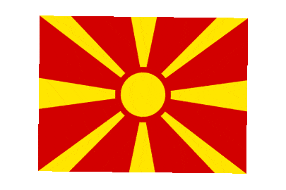 North Macedonia Rect Float animated flag GIF