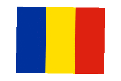 Romania Rect Float animated flag GIF