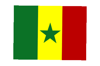 Senegal Rect Float animated flag GIF