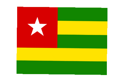Togo Rect Float animated flag GIF