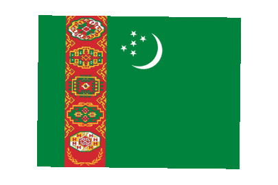 Turkmenistan Rect Float