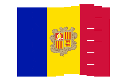 Andorra Pixel Chase animated flag GIF
