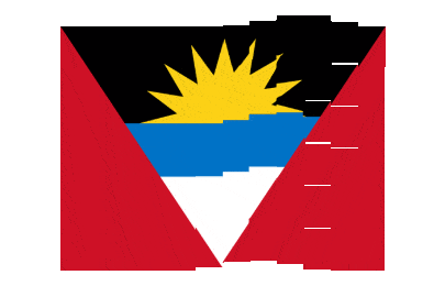 Antigua And Barbuda Pixel Chase animated flag GIF