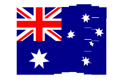 Australia Pixel Chase animated flag GIF