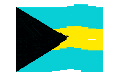 Bahamas Pixel Chase animated flag GIF