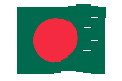 Bangladesh Pixel Chase animated flag GIF