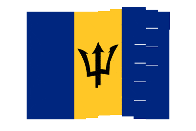 Barbados Pixel Chase animated flag GIF