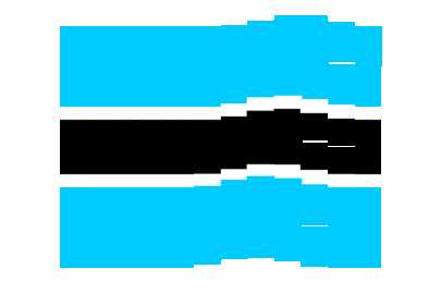 Botswana Pixel Chase animated flag GIF