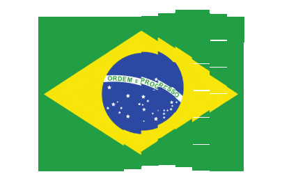 Brazil Pixel Chase animated flag GIF