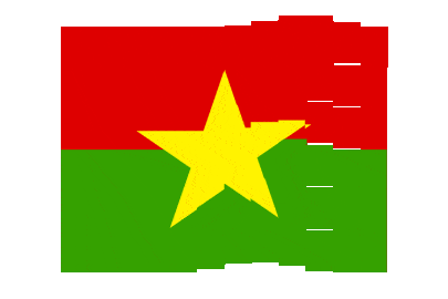 Burkina Faso Pixel Chase animated flag GIF