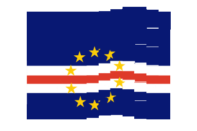 Cape Verde Pixel Chase animated flag GIF