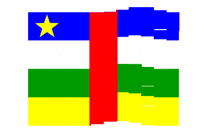 Central African Republic Pixel Chase animated flag GIF