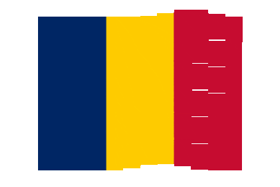 Chad Pixel Chase animated flag GIF