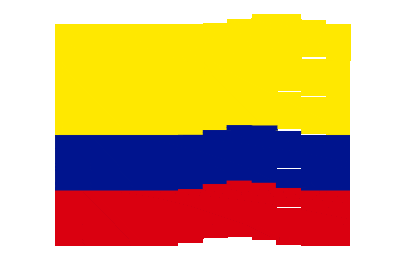 Colombia Pixel Chase animated flag GIF