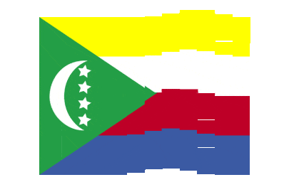 Comoros Pixel Chase animated flag GIF