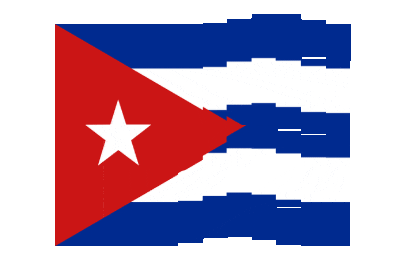 Cuba Pixel Chase animated flag GIF