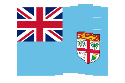 Fiji Pixel Chase animated flag GIF