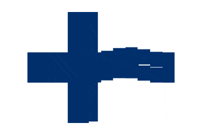 Finland Pixel Chase animated flag GIF