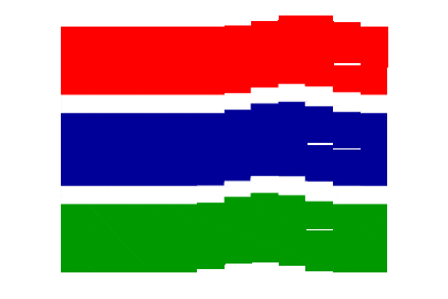 Gambia Pixel Chase animated flag GIF
