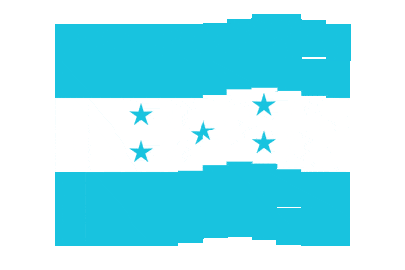 Honduras Pixel Chase animated flag GIF