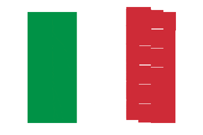 Italy Pixel Chase animated flag GIF