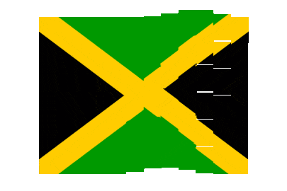 Jamaica Pixel Chase animated flag GIF