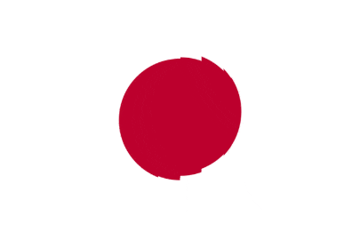 Japan Pixel Chase animated flag GIF