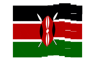 Kenya Pixel Chase animated flag GIF