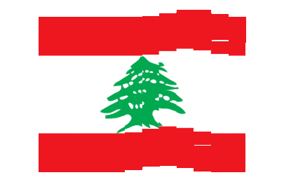 Lebanon Pixel Chase animated flag GIF