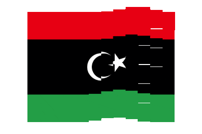 Libya Pixel Chase animated flag GIF