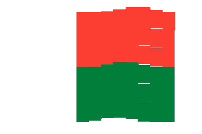 Madagascar Pixel Chase animated flag GIF